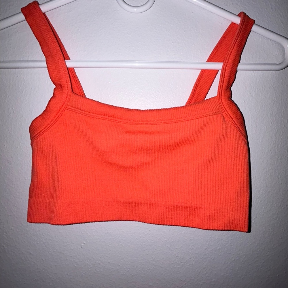 Orange Women's Crop Top
